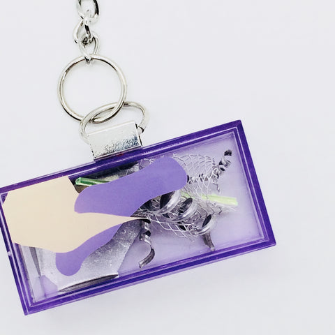 Purple Node Art Necklace.02